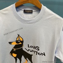 ルイヴィトン スーパーコピー 半袖 コットン ロゴ Tシャツ vue75994