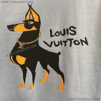 ルイヴィトン スーパーコピー 半袖 コットン ロゴ Tシャツ vue75994