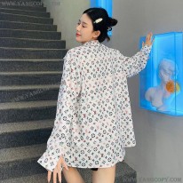 ルイヴィトン コピー ヴィンテージ 花柄モノグラム シャツ vuf95455