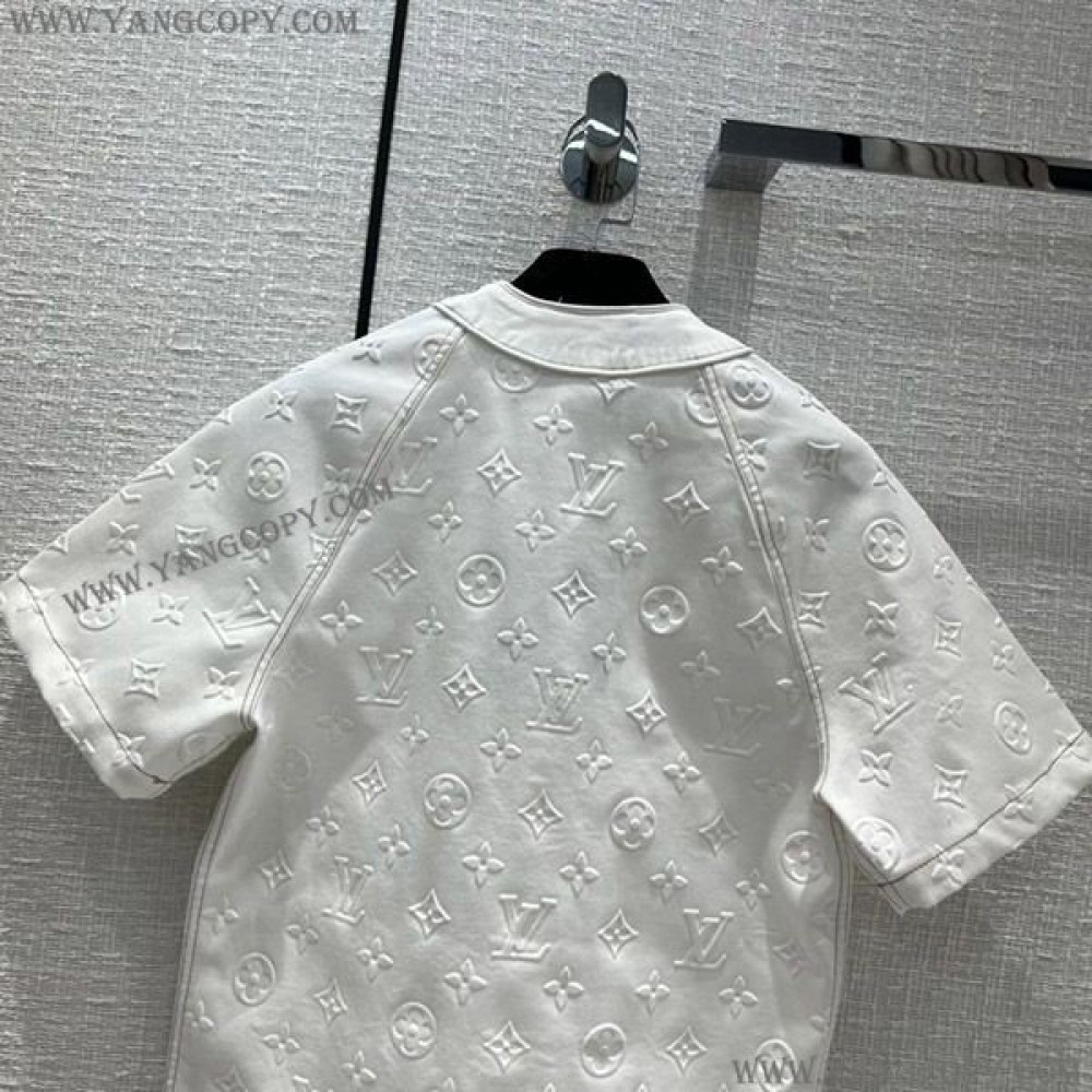 ルイヴィトン コピー  3D モノグラム アウター Tシャツ vuz93783