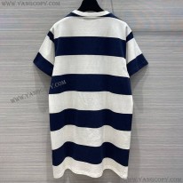 ルイヴィトン 偽物 ストライプモノグラムポケットワンピース vup07704