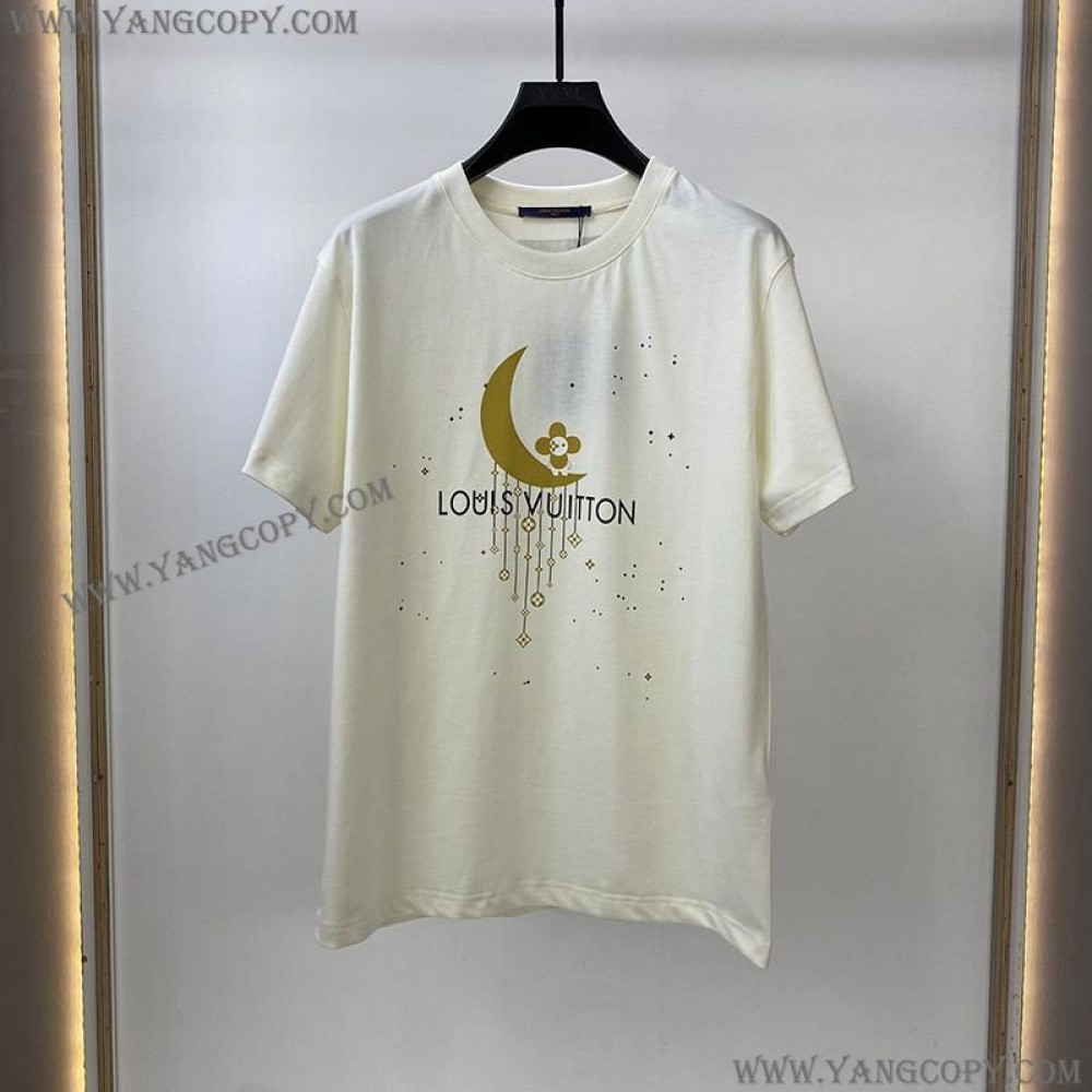 ルイヴィトン 偽物 Tシャツ クルーネック 人気 vue60845