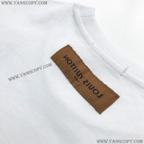 ルイヴィトン コピー Tシャツ トップス 半袖 メンズ レッド vuu76548