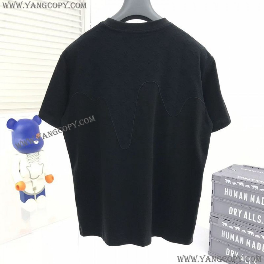 ルイヴィトン 偽物 Tシャツ トップス 半袖 メンズ レッド vuf92226