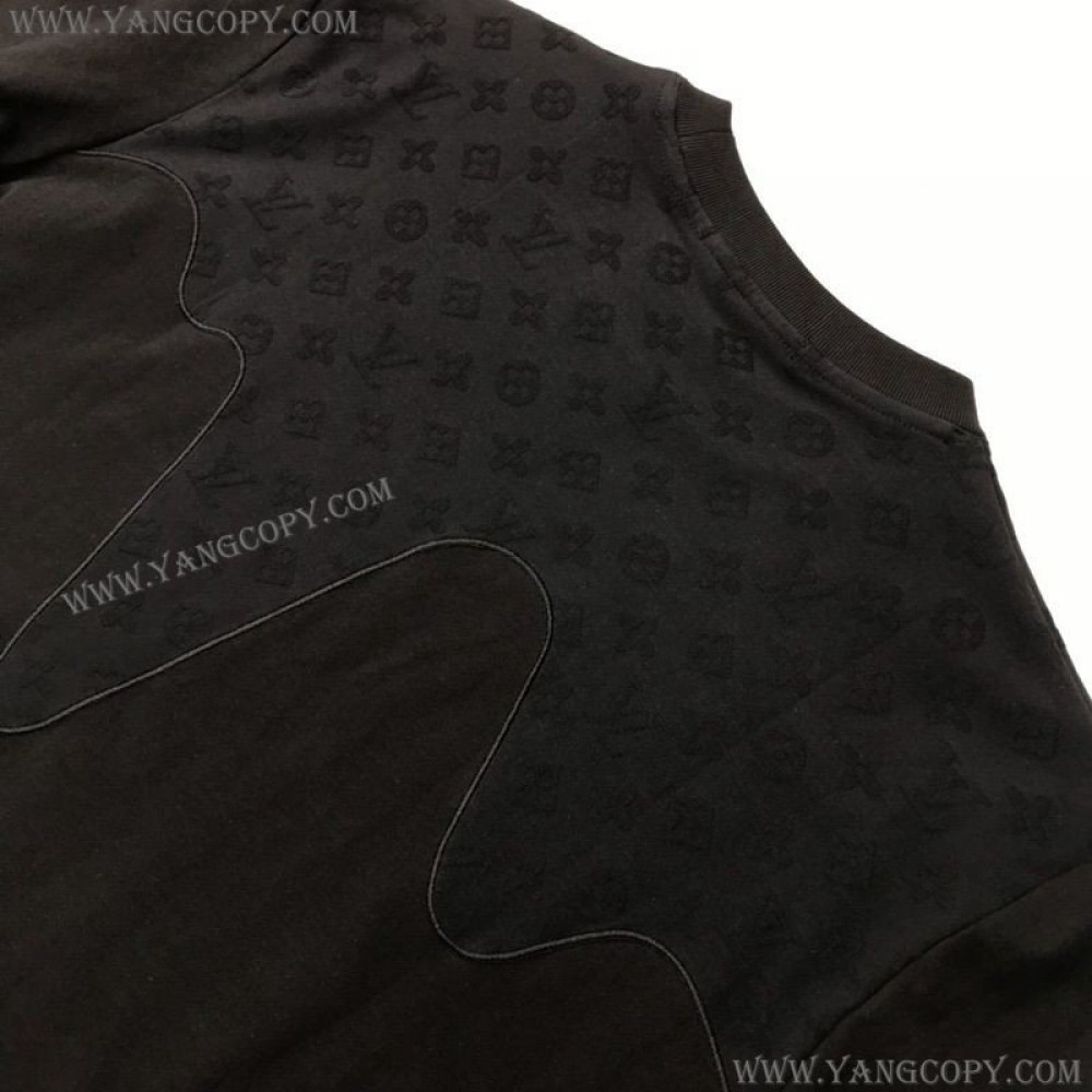 ルイヴィトン 偽物 Tシャツ トップス 半袖 メンズ レッド vuf92226