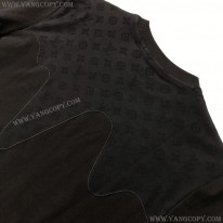 ルイヴィトン 偽物 Tシャツ トップス 半袖 メンズ レッド vuf92226
