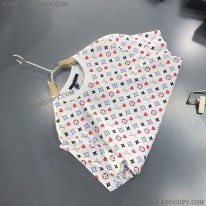 ルイヴィトン コピー Tシャツ パロディ ウォーターカラーモノグラムロゴ vuw17317