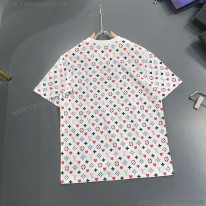 ルイヴィトン コピー Tシャツ パロディ ウォーターカラーモノグラムロゴ vuw17317