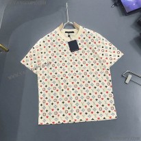 ルイヴィトン コピー Tシャツ パロディ ウォーターカラーモノグラムロゴ vuw17317