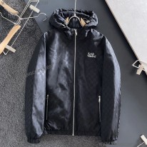 ルイヴィトン 偽物 ダミエアズールボンバージャケット vuw82989