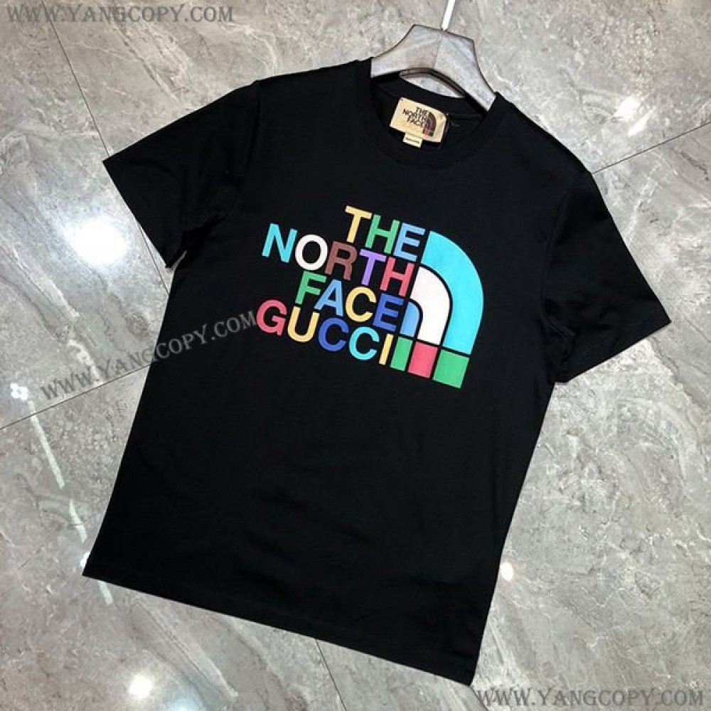 グッチ x ノースフェイス スーパーコピー Tシャツ 3色 Noe78560