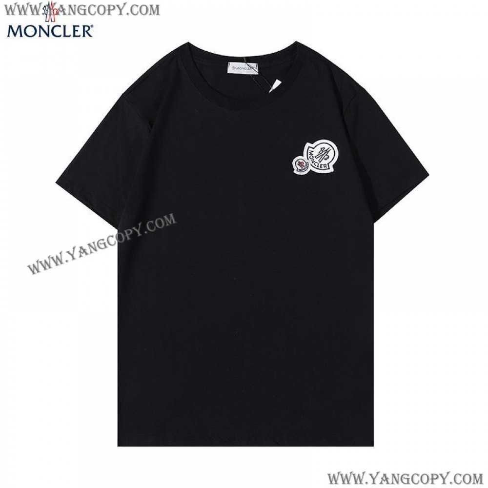 モンクレール コピー ダブルロゴ入りTシャツ 2色 mok37227