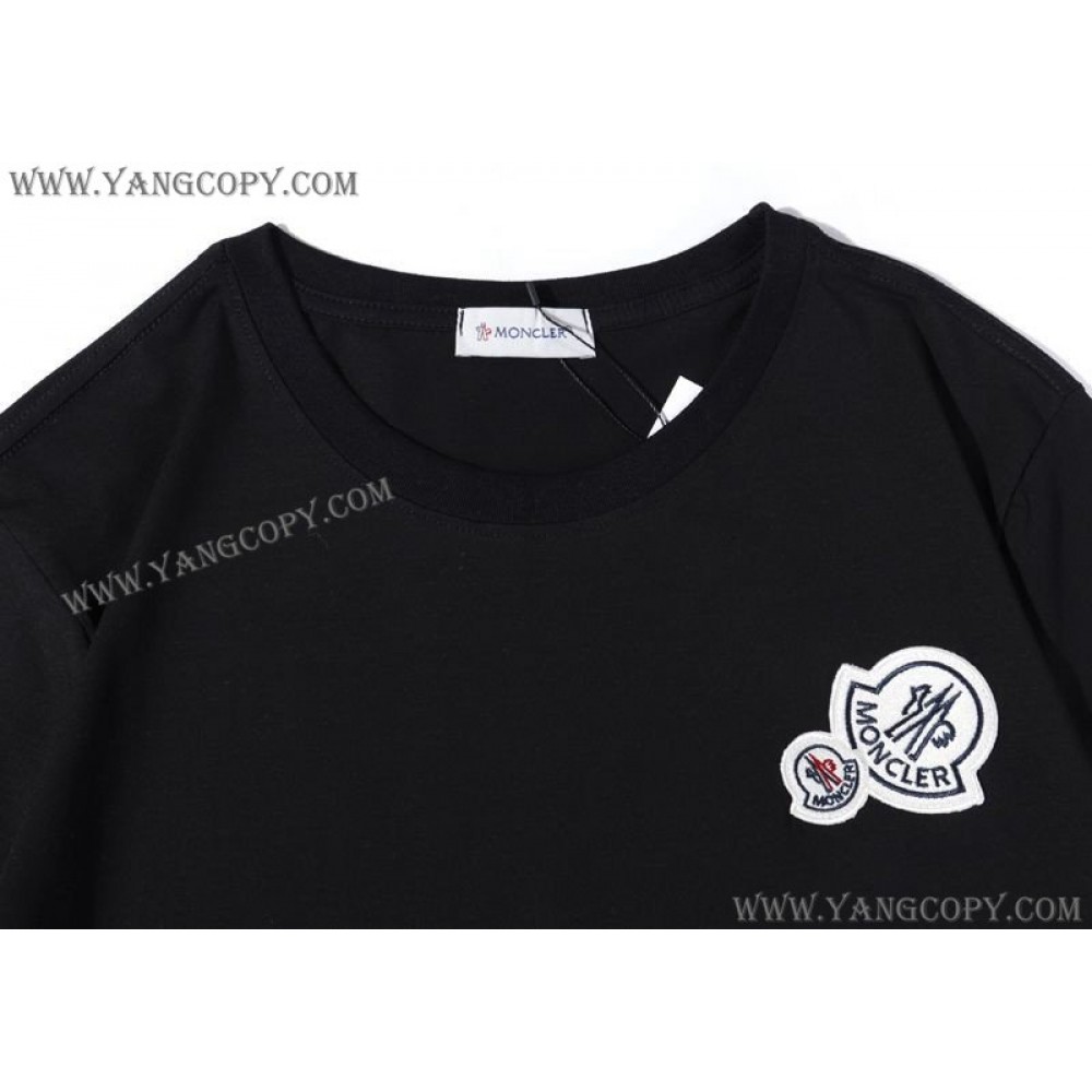 モンクレール コピー ダブルロゴ入りTシャツ 2色 mok37227
