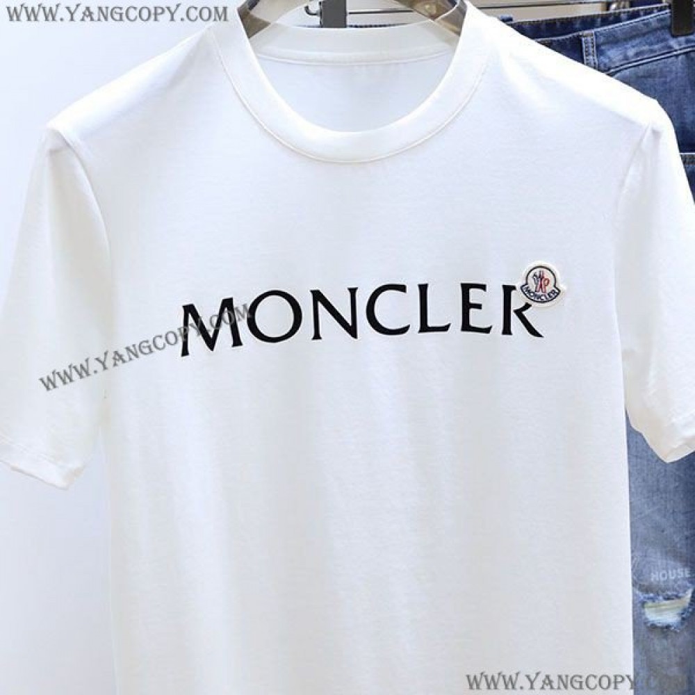 モンクレール コピー Tシャツ 半袖 クルーネック ロゴ mov84857