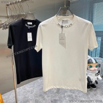 モンクレール スーパーコピー 衿にレタリング付きTシャツ mog49139