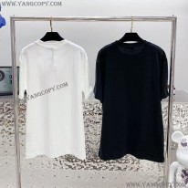 ディオール スーパーコピー Tシャツ コットンブラック ホワイト ded36856