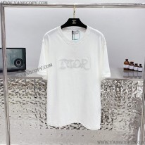 ディオール スーパーコピー Tシャツ コットンブラック ホワイト ded36856