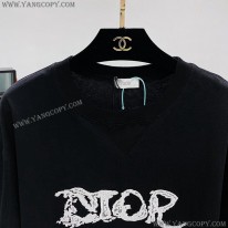 ディオール スーパーコピー Tシャツ コットンブラック ホワイト ded36856