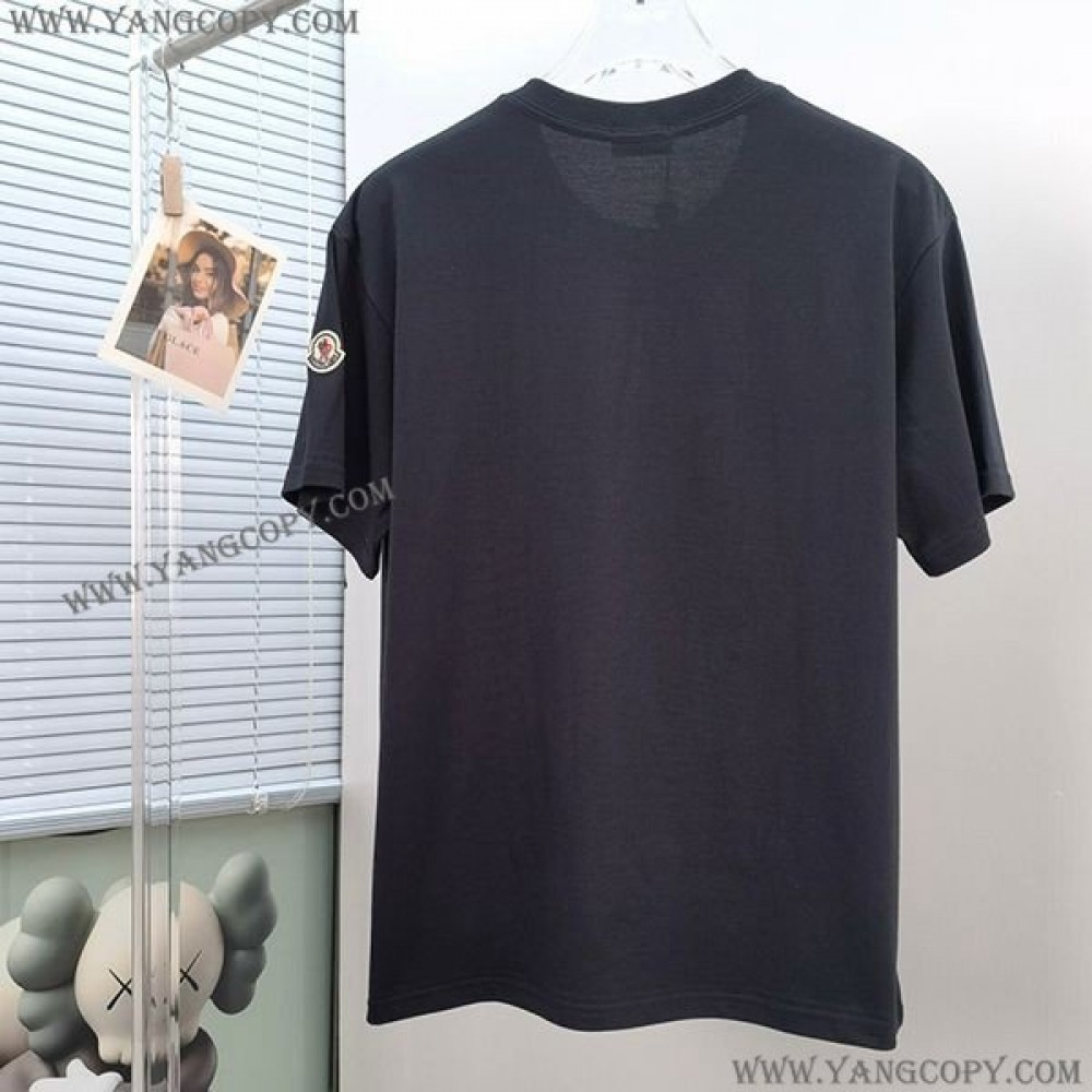 モンクレール コピー ロゴ Tシャツ 男女兼用 【人気商品】 mov85840