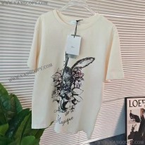ディオール 偽物 ロゴ入り コットン Tシャツ 313T03A4408