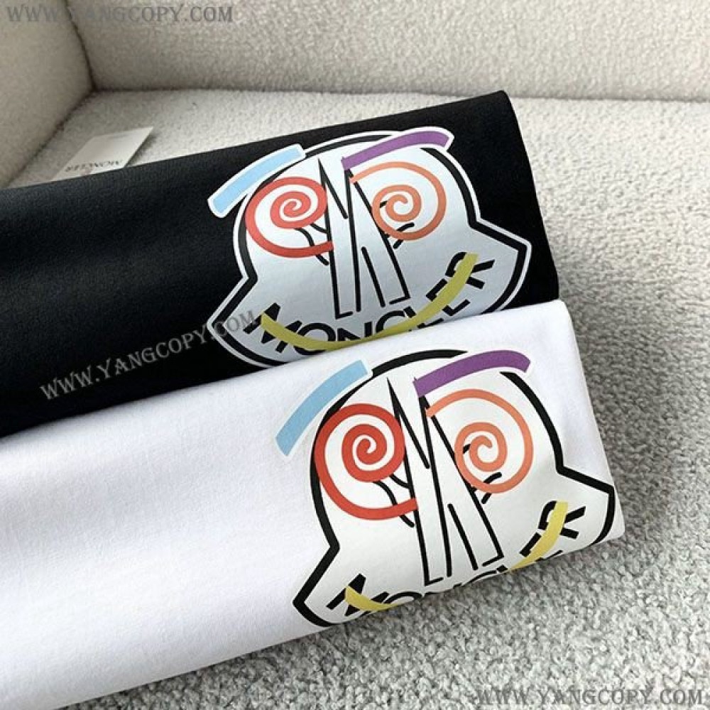 モンクレール 偽物 プリントモチーフTシャツ moa00331