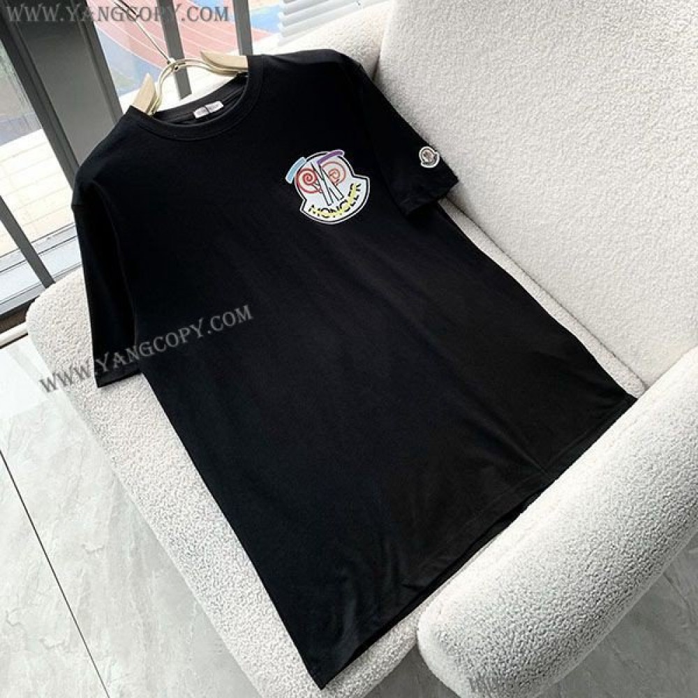 モンクレール 偽物 プリントモチーフTシャツ moa00331