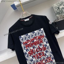 モンクレール スーパーコピー ロゴ コットン クルーネック Tシャツ 2色 mos89559