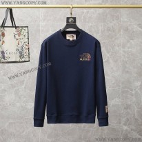 防寒ノースフェイス スーパーコピー ×グッチ コットンスウェットシャツ Noe07291