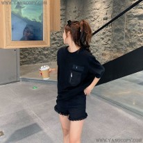 ディオール コピー Tシャツ シンプル ロゴ刺繍入り コットンジャージー det71615