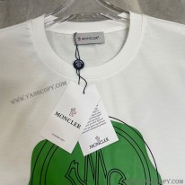 モンクレール コピー Tシャツ 半袖 クルーネック ロゴ 2色 moo22876