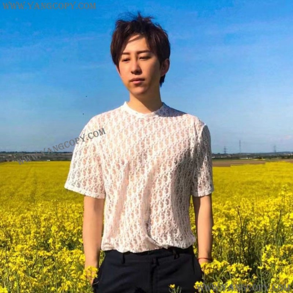 ディオール 偽物 オブリーク リラックス フィット Tシャツ det45771
