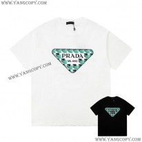 プラダ スーパーコピー プリンテッドコットン Tシャツ pui83979
