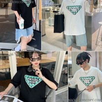 プラダ スーパーコピー プリンテッドコットン Tシャツ pui83979