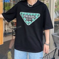 プラダ スーパーコピー プリンテッドコットン Tシャツ pui83979