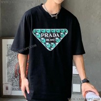 プラダ スーパーコピー プリンテッドコットン Tシャツ pui83979