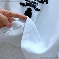 プラダ 偽物 刺繍入り インターロック クロップドTシャツ ショート 3560AR 103H