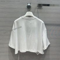 プラダ コピー 刺繍入り ジャージー Tシャツ パロディ 半袖☆送料込 puj71082