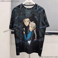 ロエベ 偽物  Tシャツ ハウルの動く城 ヒン Tシャツ lou04968