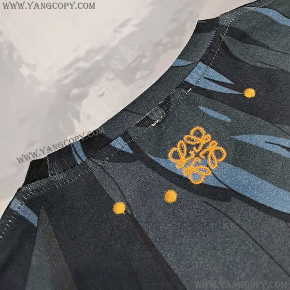 ロエベ 偽物  Tシャツ ハウルの動く城 ヒン Tシャツ lou04968