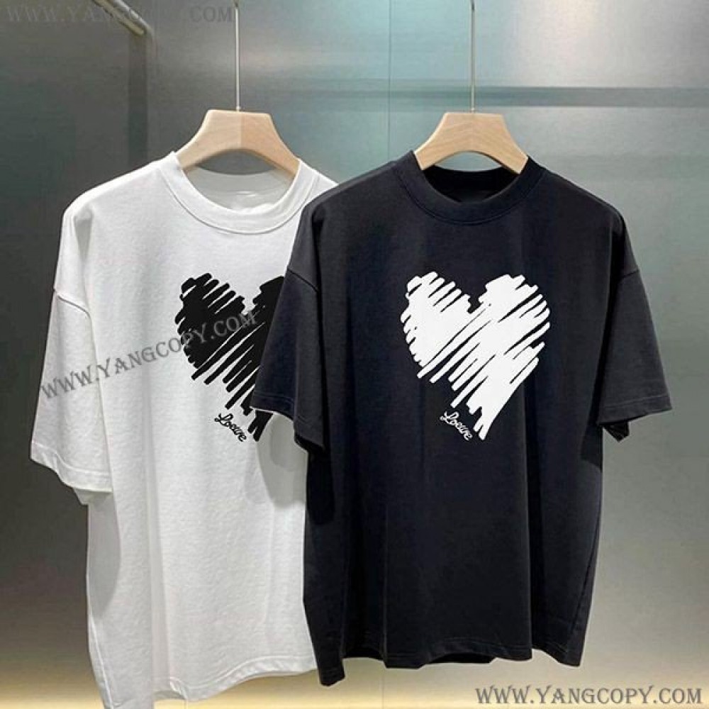 ロエベ スーパーコピー  レギュラーフィット Tシャツ loj80348