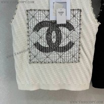 シャネル スーパーコピー ロゴ Tシャツ ベスト トップス 2色 shb86239