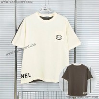 シャネル コピー ツイードロゴTシャツ 可逆 shz06994