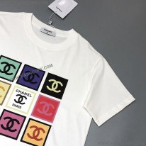 シャネル コピー マルチカラーココマークTシャツ ショートリーブトップス shj55368