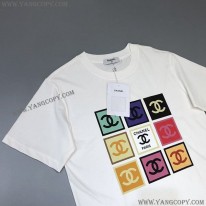 シャネル コピー マルチカラーココマークTシャツ ショートリーブトップス shj55368