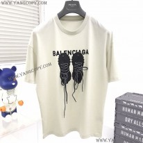 バレンシアガ ロゴ入りコットンTシャツ bar05197