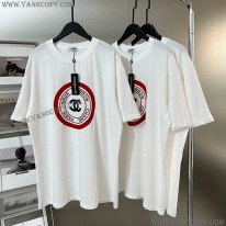 シャネル コピー Tシャツ 半袖 コットン ロゴ ホワイト sho02448