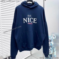 バレンシアガ スーパーコピー nice 刺繍 ロゴ パーカー スウェットシャツ bav29577