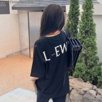 ロエベ スーパーコピー  ×スタジオジブリ カオナシ クルーネック Tシャツ lox58214