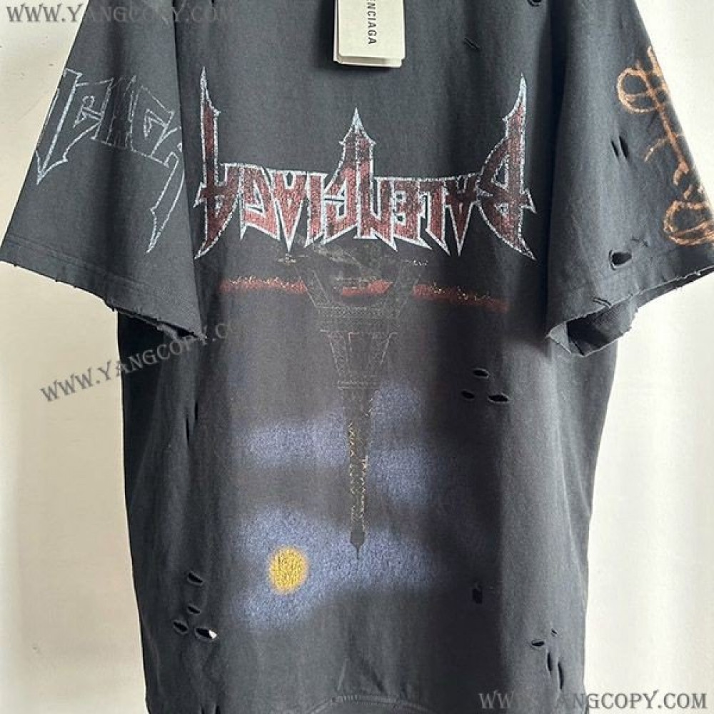 バレンシアガ Tシャツ ボクシーフィット bai91518