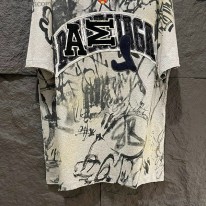 バレンシアガ コピー Skater Tシャツ オーバーサイズ ヴィンテージ 2色 bab63357